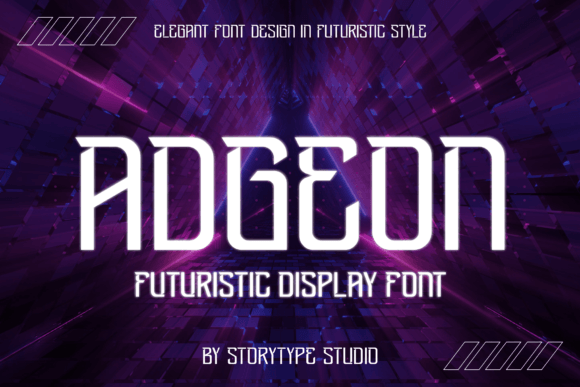 Adgeon: A Modern Display Font for Web Design Projects