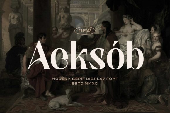 Aeksob Serif Display for Campaign Creatives