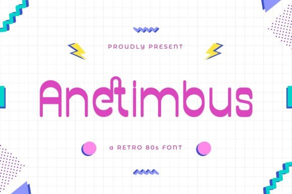 Anetimbus Font for Nostalgic Branding