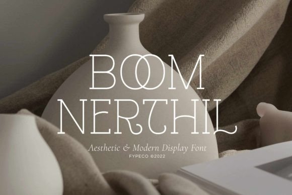 Boom Nerthil: Modern Display Font for Bold Branding