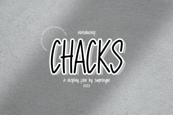 Chacks: A Fun, Relaxed Font for Small Business Branding
