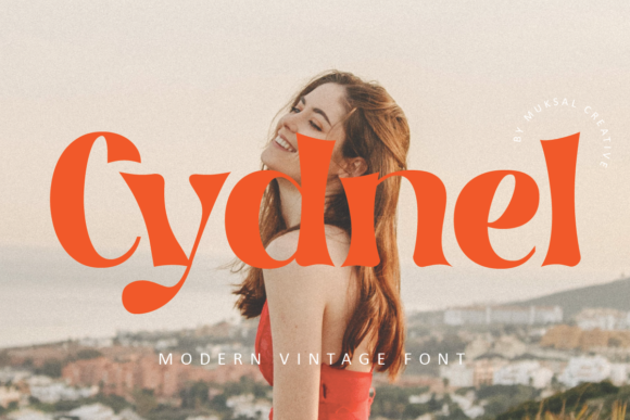 Cydnel Font for Modern Vintage Branding