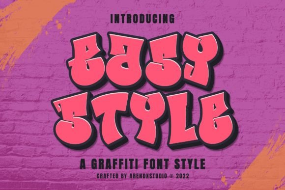 Easy Style: A Graffiti-Inspired Font for Bold Web Designs