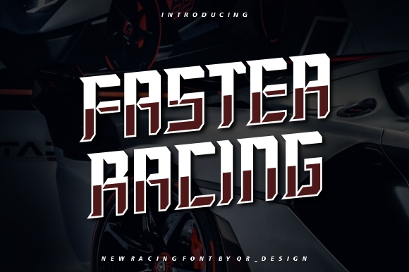 Faster Racing Font for Bold Branding and Digital Campaigns