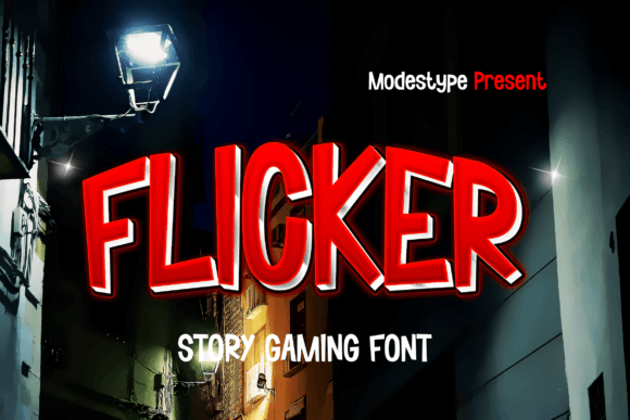 Flicker – A Mystery-Inspired Display Font
