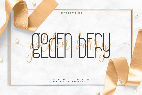 Golden Berry: A Chic Font for Small Business Branding