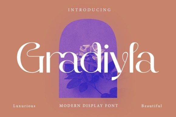 Gradiyla: A Luxurious Display Serif Font for Editorial Design