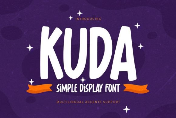 Kuda: A Handcrafted Display Font for Editorial Elegance
