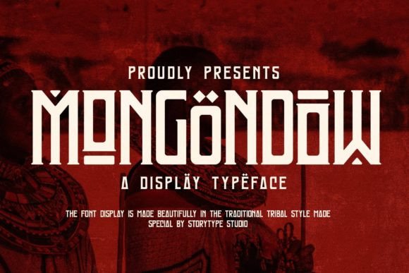 Mongondow: A Modern Display Font for Brand Campaigns