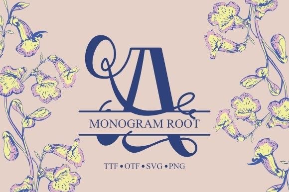 Monogram Root: A Playful Display Font for Creative Makers