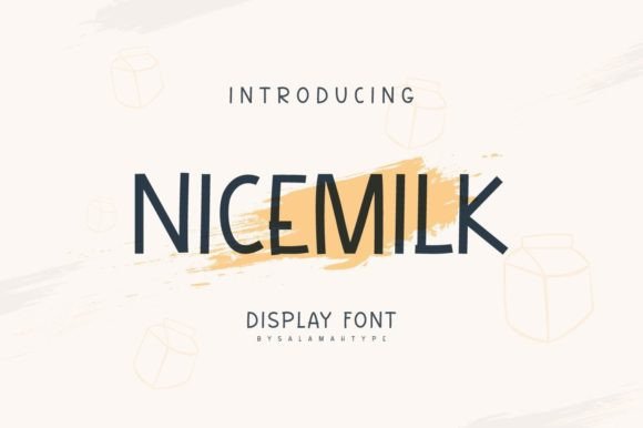 Nicemilk Font for Professional Branding