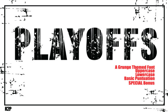 Playoffs Font for Handmade and Commercial Designs