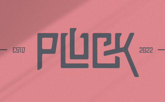 Pluck: A Modern Display Font for Editorial Design