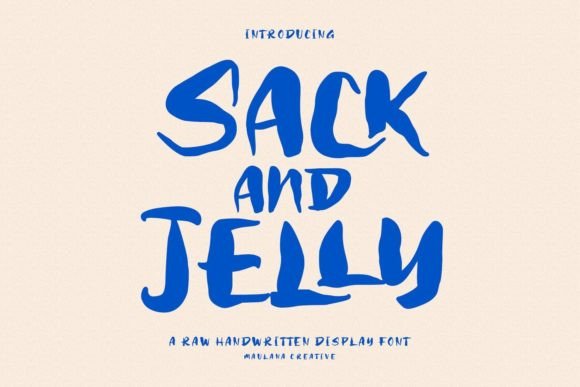 Sack and Jelly Font for Business Branding