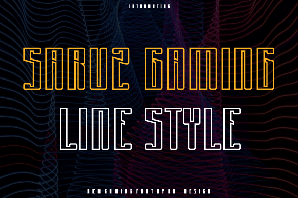 Saruz Gaming Font Review for Bold Branding
