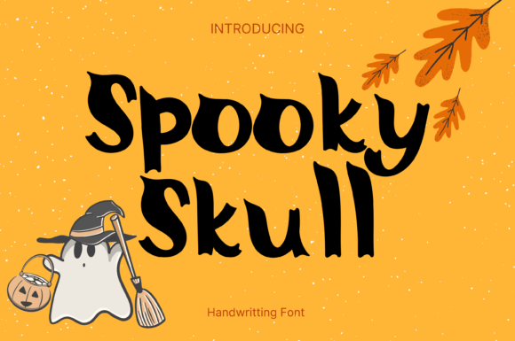 Spooky Skull Font for Branding Projects