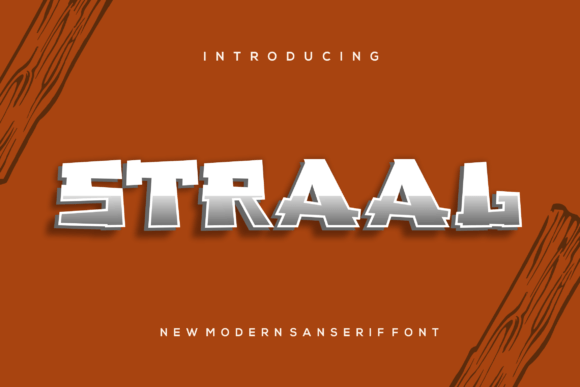 Straal: A Bold Display Font for Editorial Design