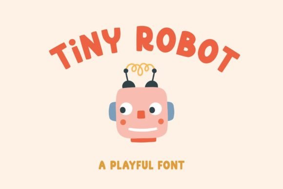 Tiny Robot Font for Happy Web Designs