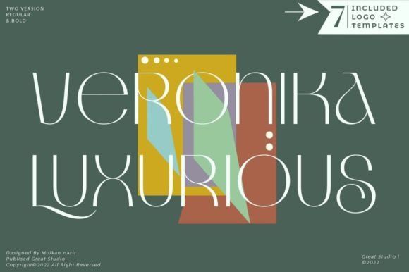 Veronika Luxurious Font for Web Design